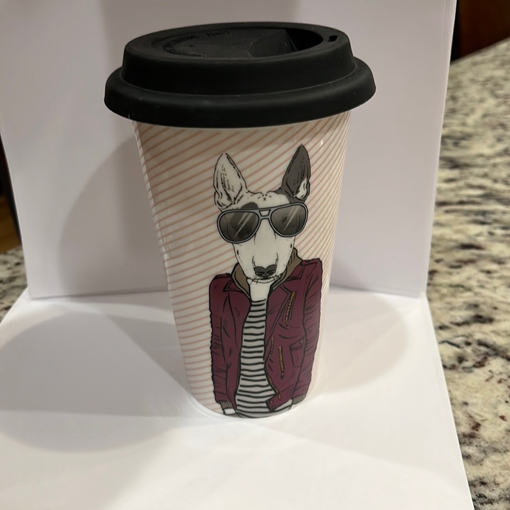 Queen West trading Co Coffee cup with cover